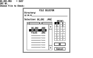 DC CRC atari screenshot